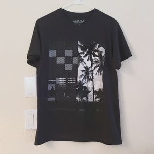 Hustle Avenue Palm Trees and Starts Tshirt Mens M